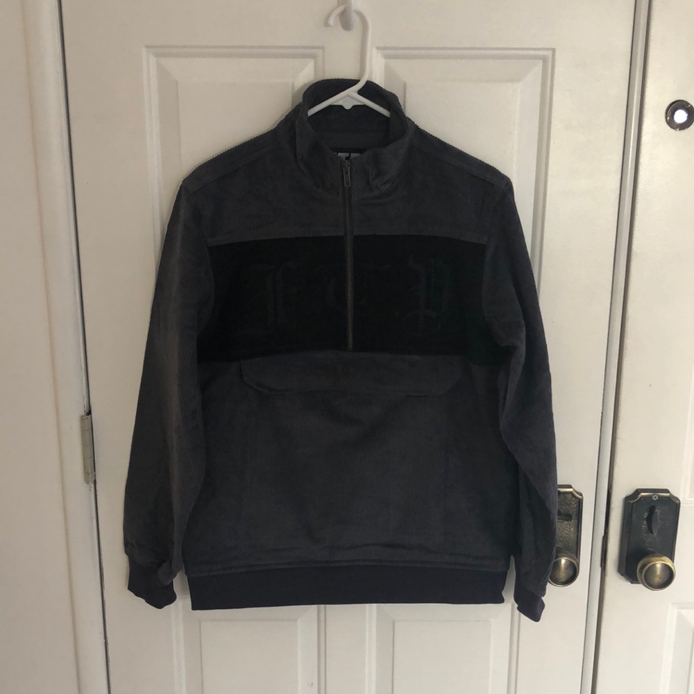 FTP Gangsta Half Zip Up Corduroy Jacket